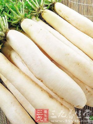 白萝卜有很好的利尿效果