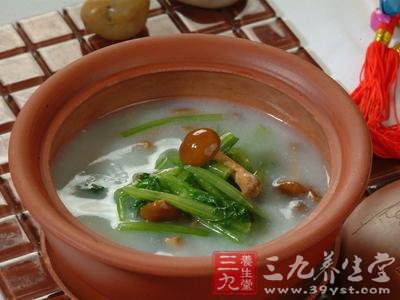 冬菇菠菜减肥汤