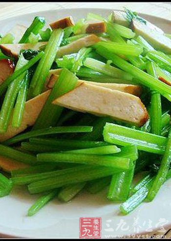 四大方法学芹菜炒香干