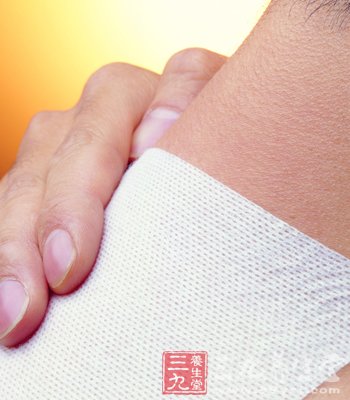 米醋热敷可以治疗落枕