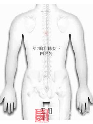 至阳穴缓解心绞痛