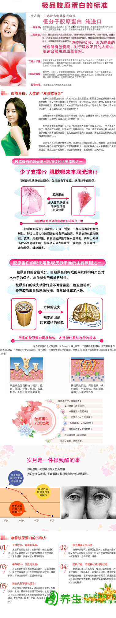 低分子100%酵素水分解胶原蛋白