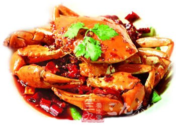 香辣炒蟹