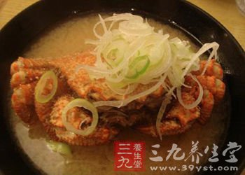 螃蟹味噌汤