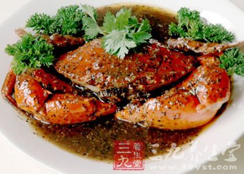 东南亚黑椒大闸蟹