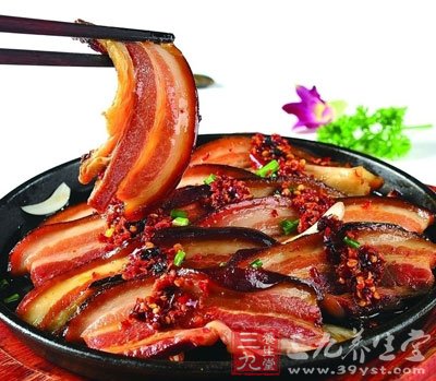 美味腌制食品腊肉