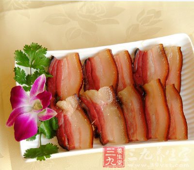 美味腌制食品腊肉
