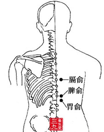 6、膈俞穴：促血液流通，增性欲