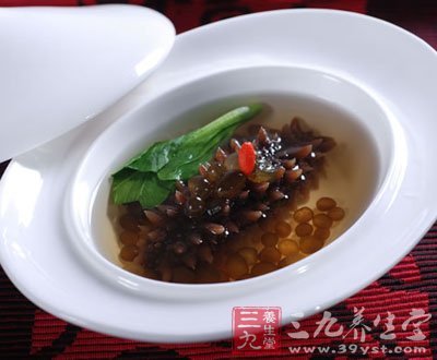 益气养肝 营养美食葛仙米炖海参