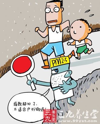 雾霾天气极易导致呼吸系统的防御功能和肺功能下降