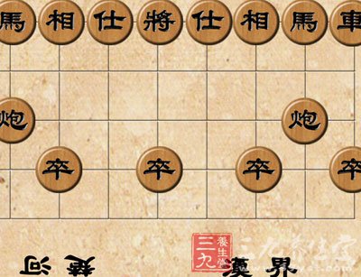 下象棋前需要先擺棋