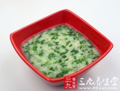 韭菜粳米粥