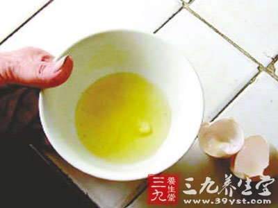 蛋清治疗烧烫伤