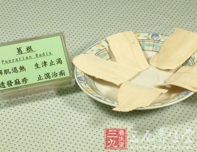 葛根中的大豆甙元具有抗乙酰膽堿作用