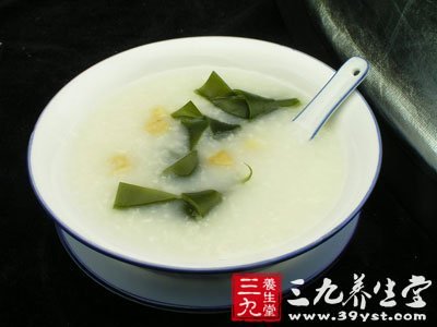 心肌缺血食疗海带粥