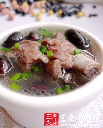 黑豆排骨湯