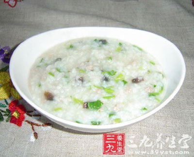 葱白香菜粥