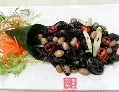 花生油炒木耳
