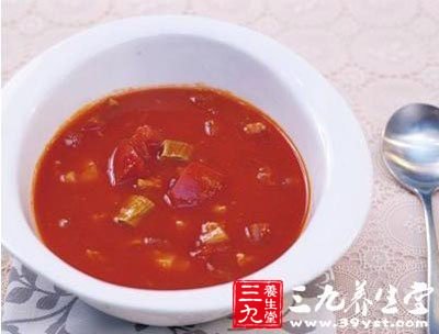 番茄寒天濃湯