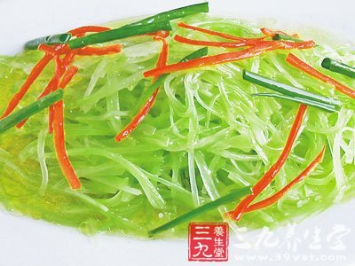 夏季养生食谱——凉拌莴笋