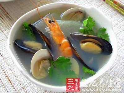 夏季养生食谱——海鲜冬瓜汤