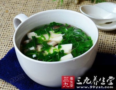 夏季养生汤 苋菜豆腐汤