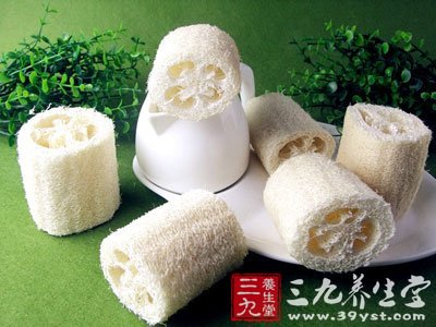 丝瓜络凉血解毒，利水去湿