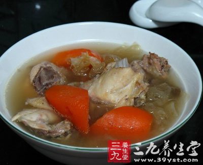 银耳罗汉果烫鸡汤