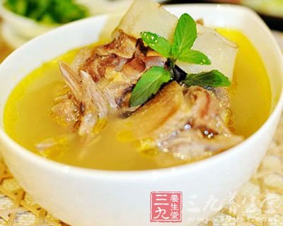 沙参淮山老鸭汤的功效