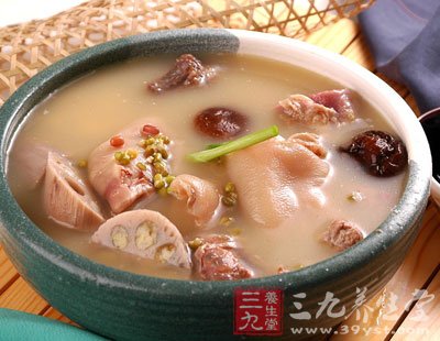 调湿热的绿豆藕