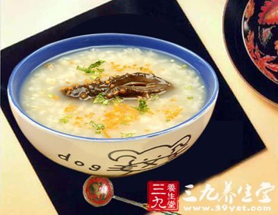 吃海参粥可以补肾