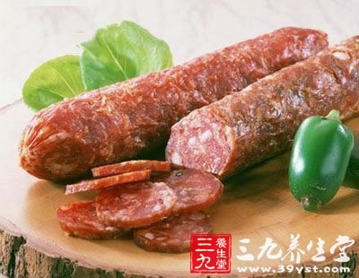 咸肉腊肉香肠等不能常食