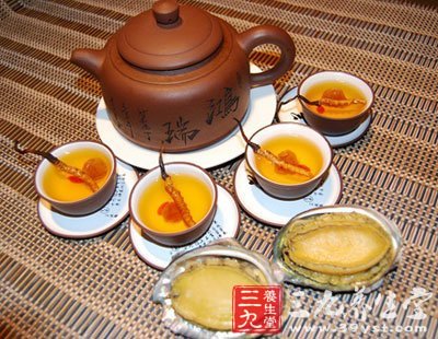 冬蟲夏草泡茶吃