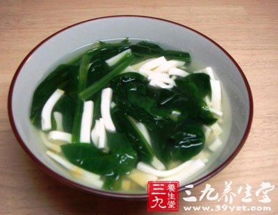 菠菜+豆腐影響鈣吸收