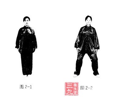 陈氏太极拳老架一路第一式起势动作图解-三九