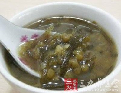 绿豆海带粥可预防高血压