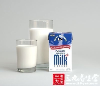 牛奶含有大量钙质