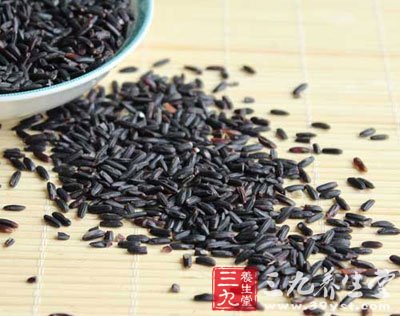 黑米的食用功效