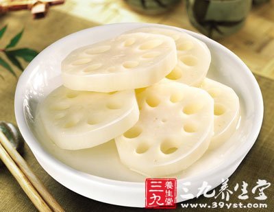 莲肥大的地下茎，微甜而脆，可生食也可做菜