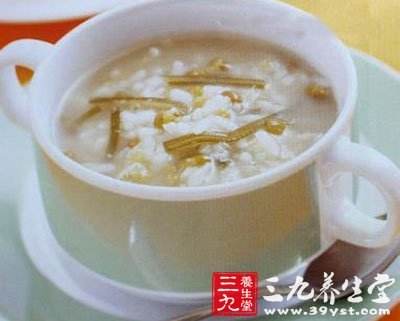 绿豆海带粥可长期当晚餐食用