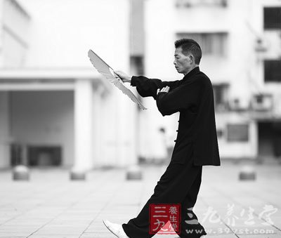 太极功夫扇 36式太极扇分解教学(四)