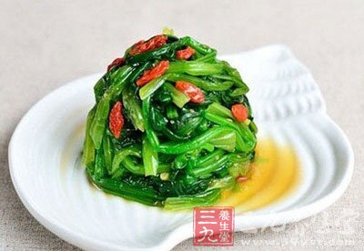 麻油拌菠菜