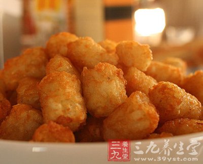 油炸的食物是要少吃