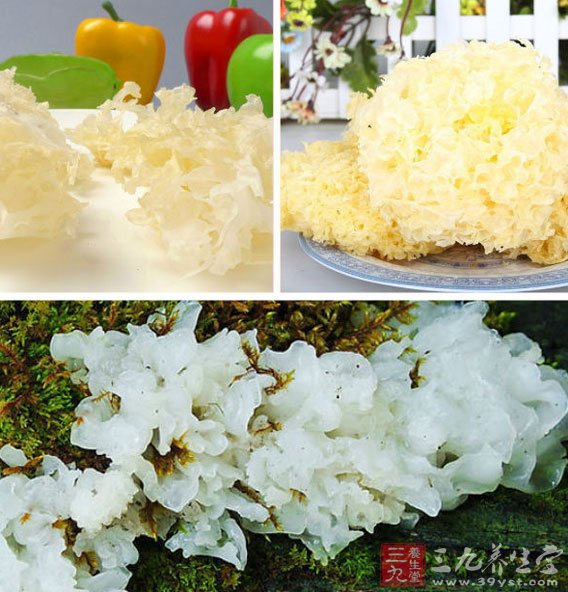 银耳富有天然特性胶质，加上它的滋阴效果