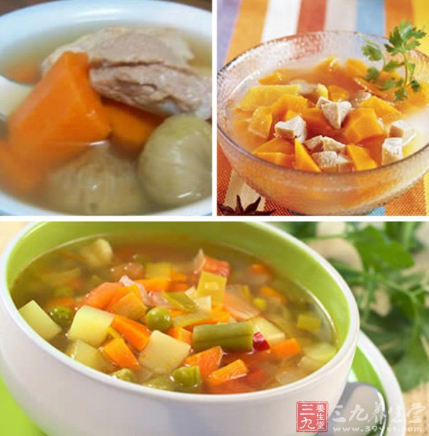 胡萝卜柿饼瘦肉汤
