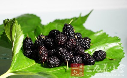 桑葚具有补血滋阴