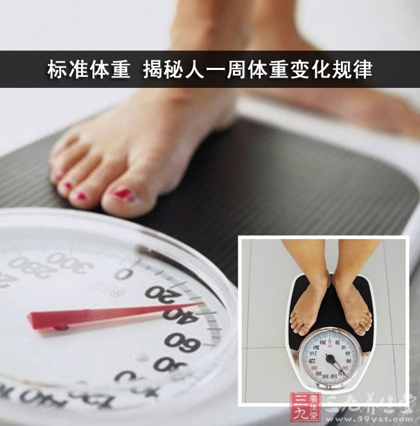标准体重 揭秘人一周体重变化规律
