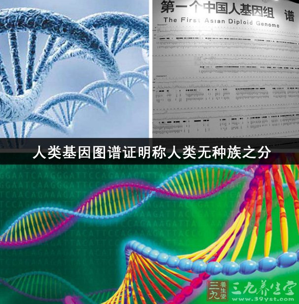 人类基因图谱证明称人类无种族之分