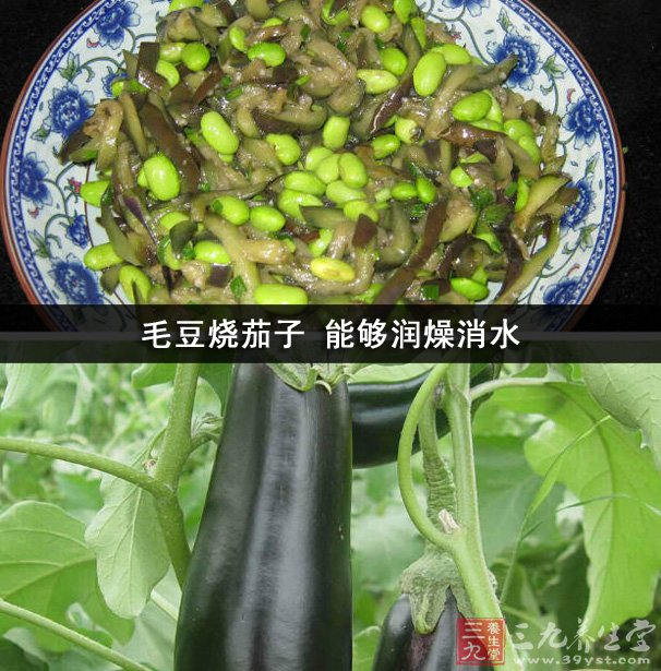 毛豆燒茄子 能夠潤燥消水