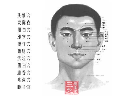 一起来了解头部穴位图解知识